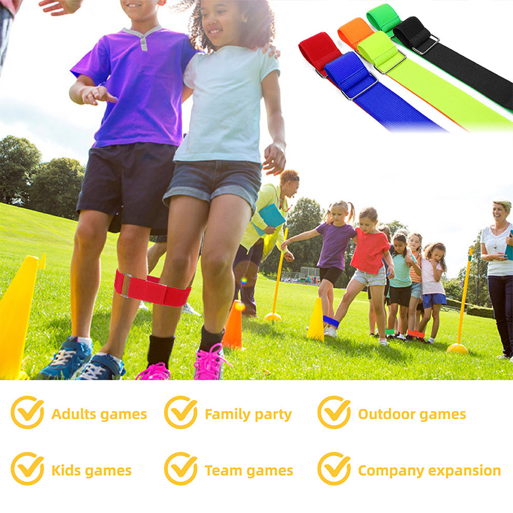 Blue 3 Legged Race Band - size 50cm x 5cm