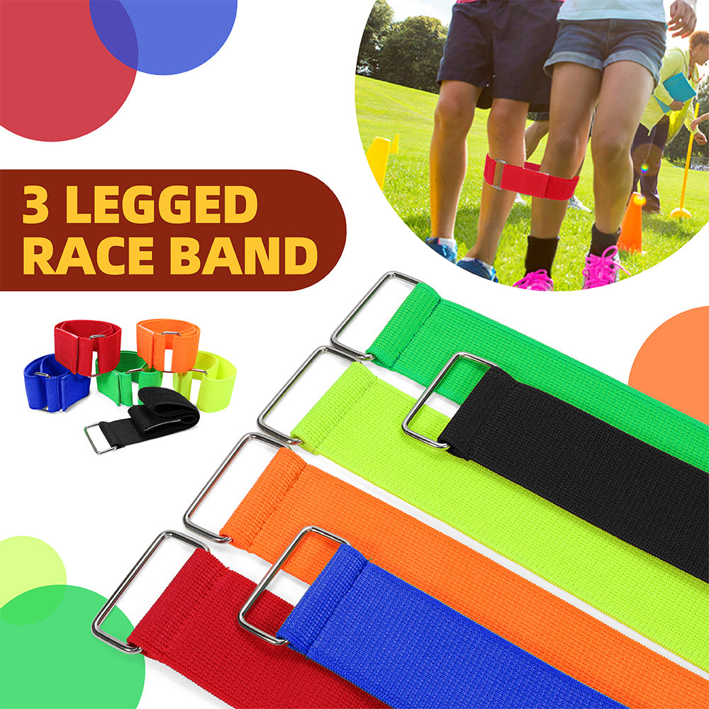 Blue 3 Legged Race Band - size 50cm x 5cm