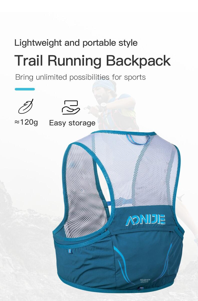 AONIJIE Running HYDRATION BACKPACK 2.5L C932S - DARK BLUE