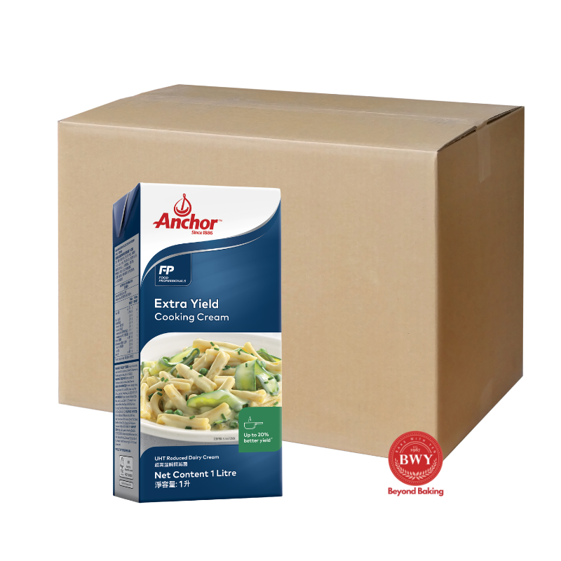 ANCHOR EXTRA YIELD COOKING CREAM 1L 20% Milk Fat