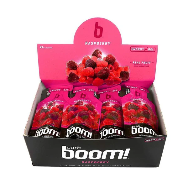 1 Box Carb Boom! Energy Gel - Raspberry 24pcs