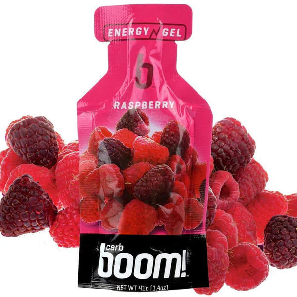 Carb Boom! Energy Gel - Raspberry Single Serve Pack 41g
