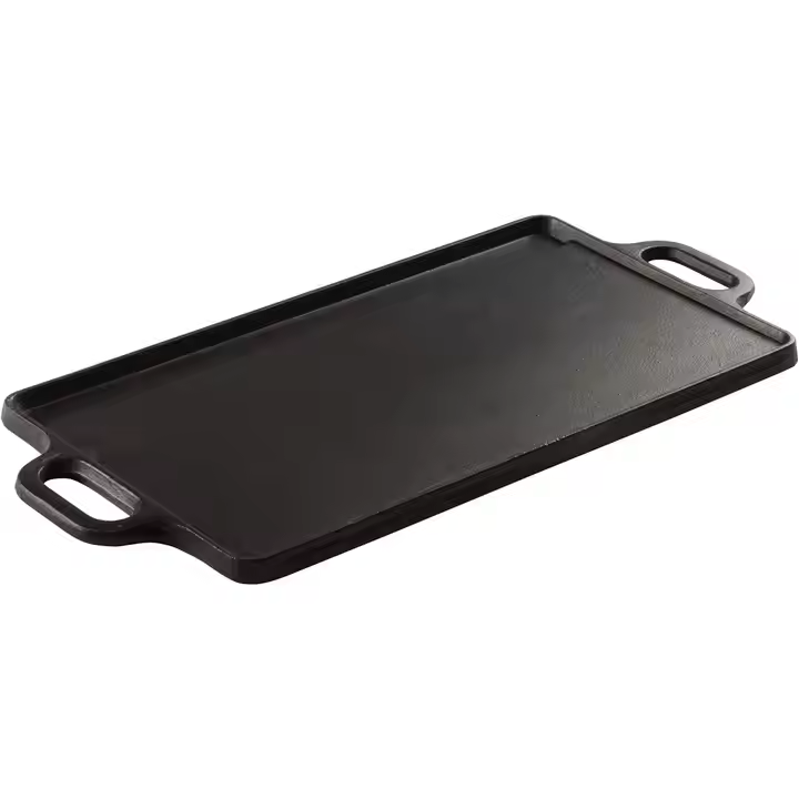 CAST IRON GRILL PLATE / PAN Riversible - 51 x 23.1 x 1.5cm