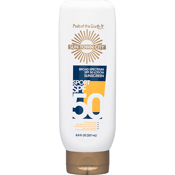 FOTE Sun Town City SPORT SPF 50 SUNSCREEN Lotion 8 oz / 237ML