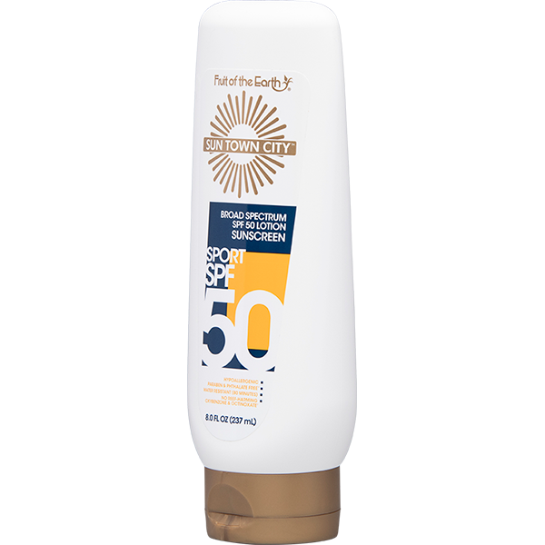 FOTE Sun Town City SPORT SPF 50 SUNSCREEN Lotion 8 oz / 237ML