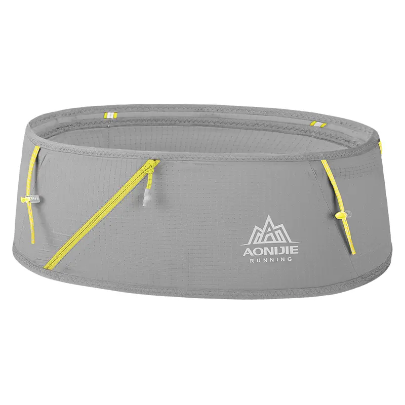 AONIJIE RUNNING WAIST BELT Pack Portable Ultralight W8101 - GRAY