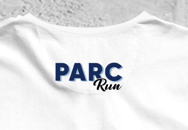 PARC Run Shirt with text "I LOVE RUNNING"