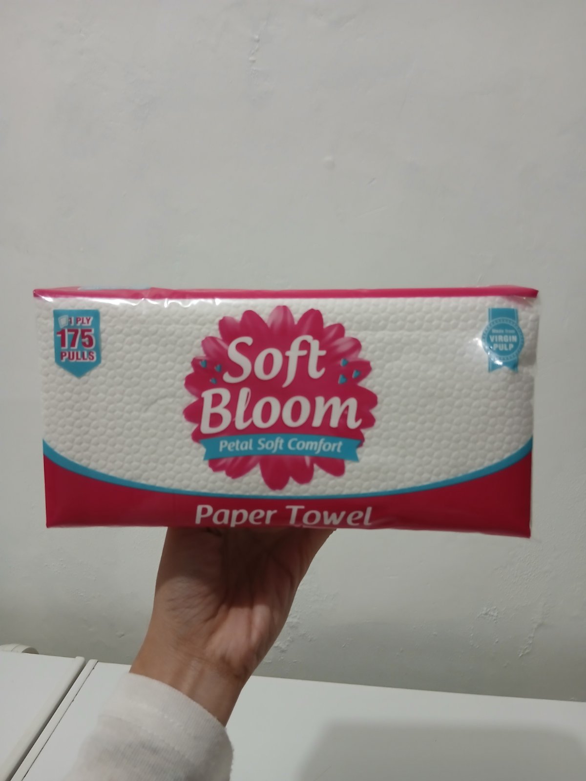 Soft Bloom Paper Towel 1 Ply 175 Pulls - PTVP 30/175 1 ply