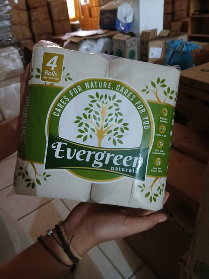 Evergreen Naturals 4 Rolls 3 ply - BTBR 24/4/200 3 ply