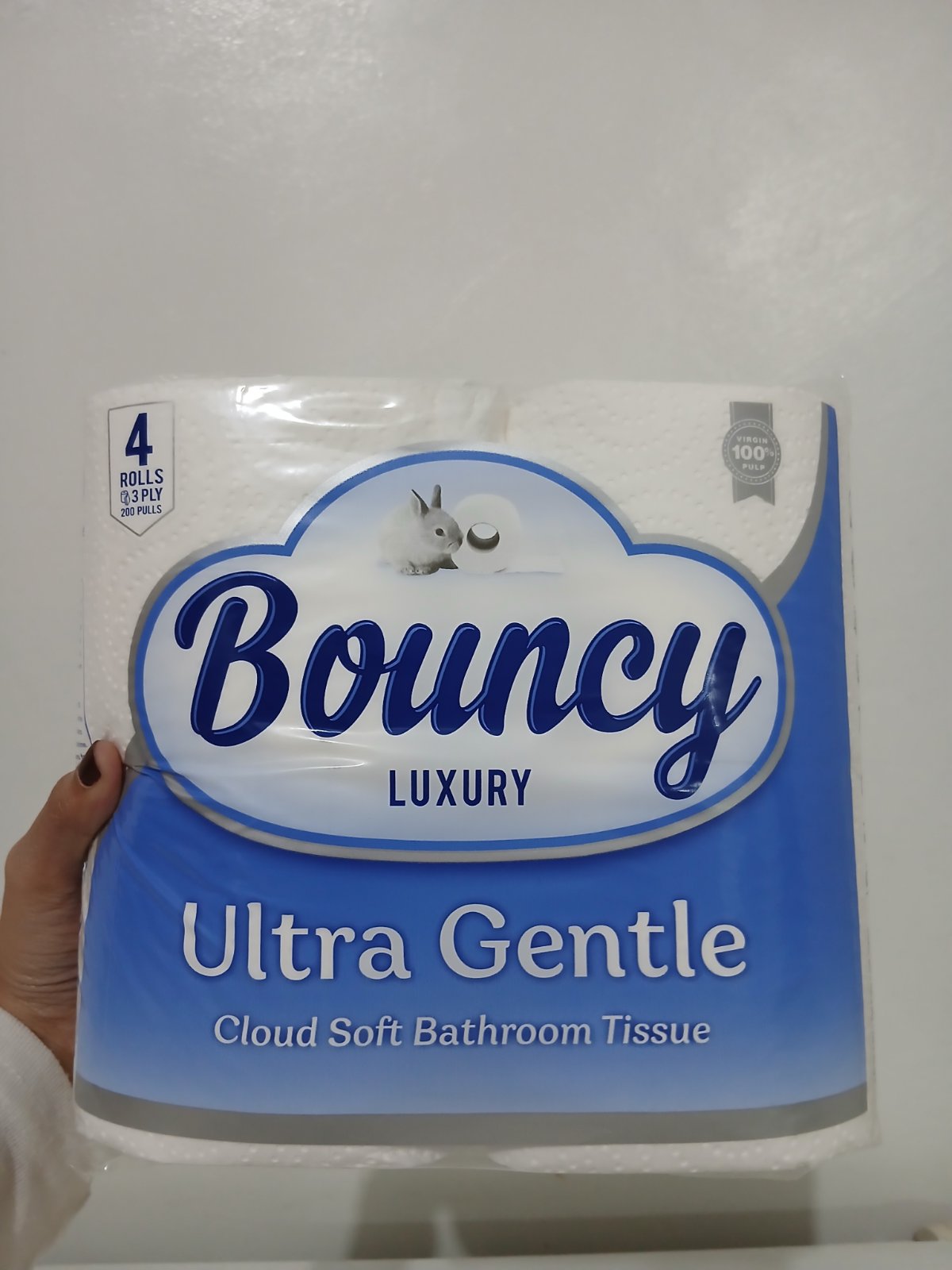 Bouncy Ultra Gentle Cloud Soft Bathroom Tissue 3 PLY - BTVP 24/4/200