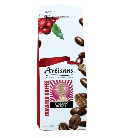 Artisans ITALIAN ROAST 500 grams - GROUND Coffee