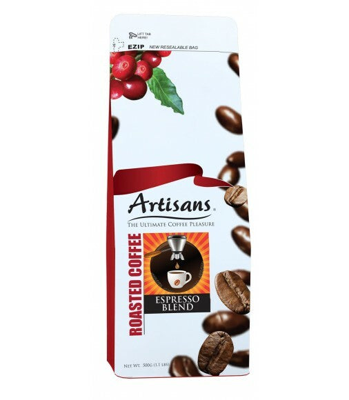 Artisans ESPRESSO BLEND 500 grams - GROUND Coffee