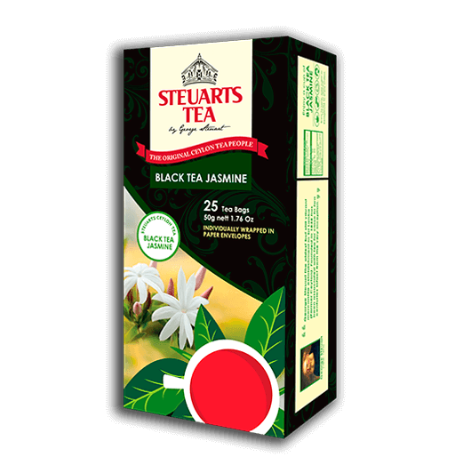 Steuarts Black Tea w/ JASMINE 25 tea bags – PalawanOnline.ph