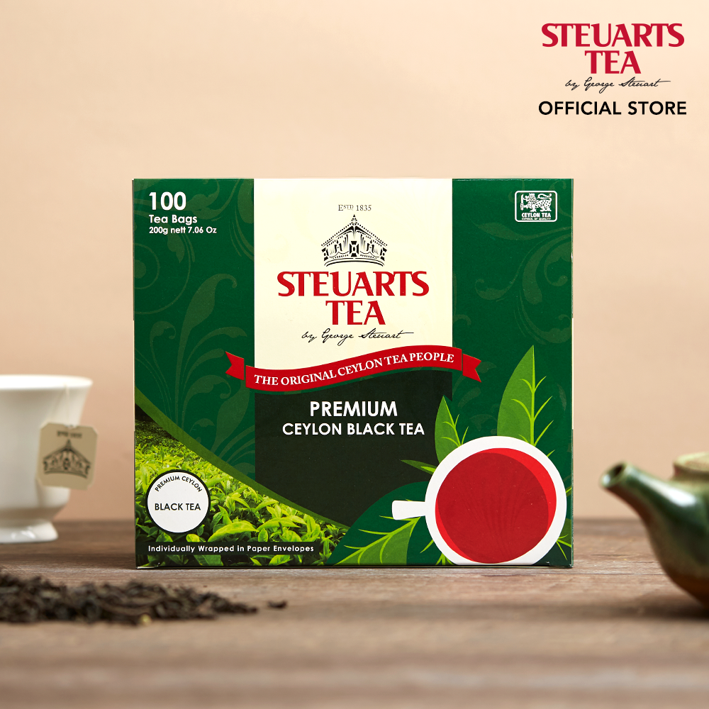 Steuarts PREMIUM Ceylon Black Tea 100 tea bags – PalawanOnline.ph