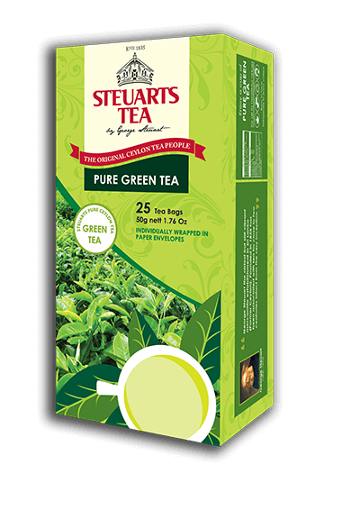 Steuarts PURE GREEN Tea - 25 tea bags