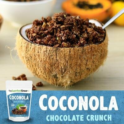 Coconola Vegan Granola Clusters Chocolate Crunch 200 grams