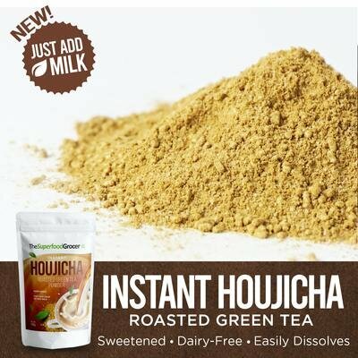 Premium Instant Houjicha Roasted Green Tea Drink 100 grams