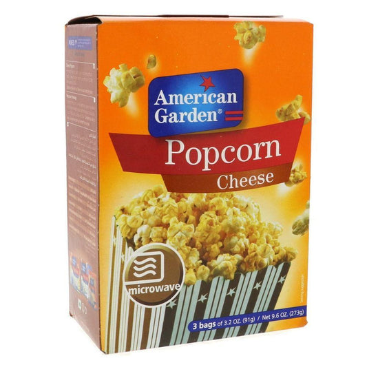 American Garden POPCORN CHEESE 3 x 91g