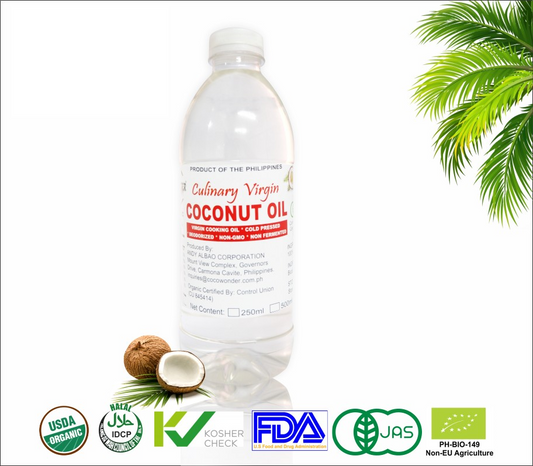 Organic CULINARY VIRGIN COCONUT OIL 1L