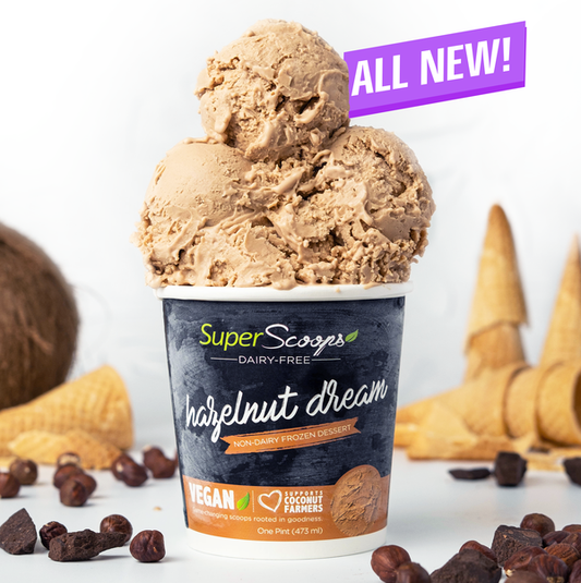 SuperScoops HAZELNUT DREAM 473ml (Vegan)