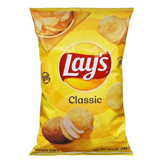 LAY'S POTATO CHIPS CLASSIC 6.5OZ