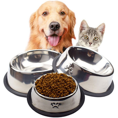 Dog & Cat Bowl - Stainless Steel - 22cm