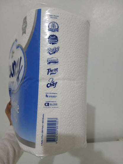 Bouncy Ultra Gentle Cloud Soft Bathroom Tissue 3 PLY - BTVP 24/4/200