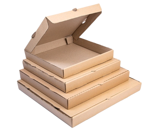 PIZZA BOXES 16" PLAIN CORRUGATED 50 pcs