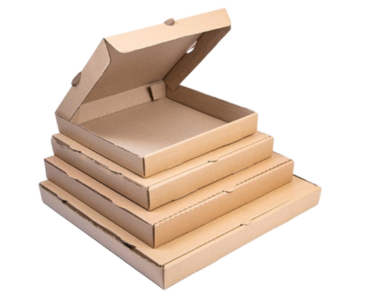 PIZZA BOXES 12" PLAIN CORRUGATED 50 pcs