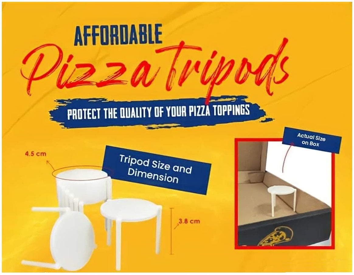 PIZZA TRIPOD SAVER 100 pcs