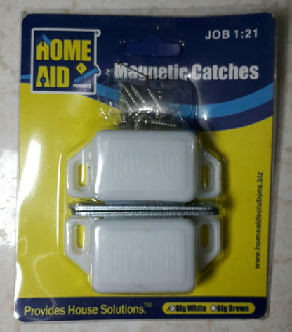 Homeaid MAGNETIC CATCHES BIG WHITE