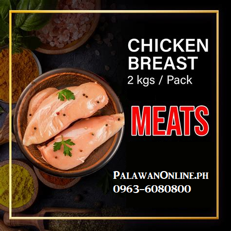 CHICKEN BREAST 2KG -- Frozen, boneless, skinless, without inner fillet