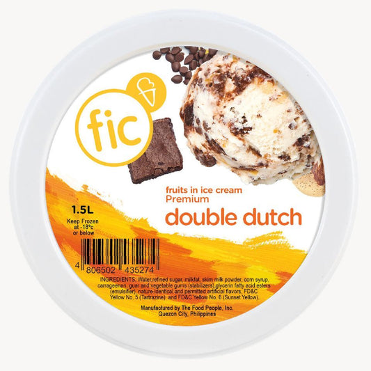 fic DOUBLE DUTCH Ice Cream 1.5 Liter