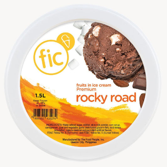 fic ROCKY ROAD Ice Cream 1.5 Liter