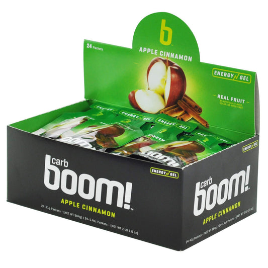 Carb Boom! Energy Gel 24-PACK - Apple Cinnamon