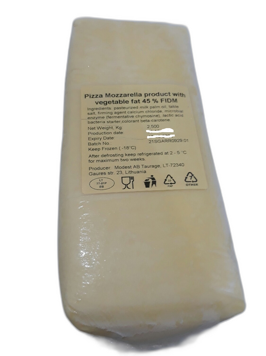 Vilvi YELLOW MOZZARELLA Cheese Block 2.5kg