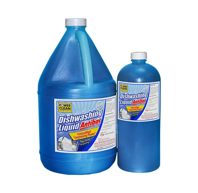 Power Clean DISHWASHING LIQUID 1 Gallon - Anti Bac