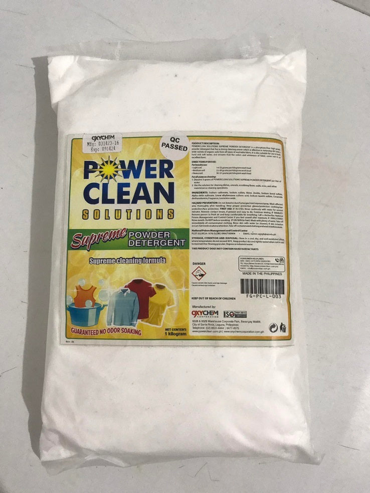 Power Clean SUPREME DETERGENT POWDER 1KG