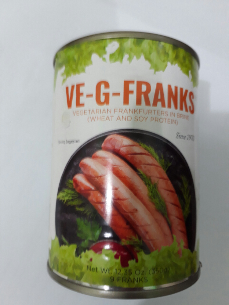 VE-G-FRANKS - vegetarian Frankfurters - 350g