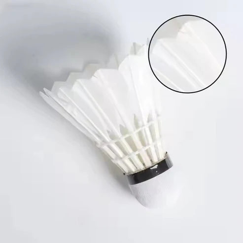 ALPSPORT White Goose Feather Shuttlecock -  808 12pcs/Tube