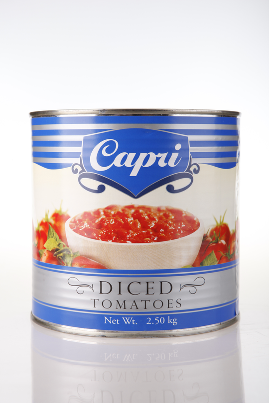 Capri DICED Canned Tomatoes 2,500g