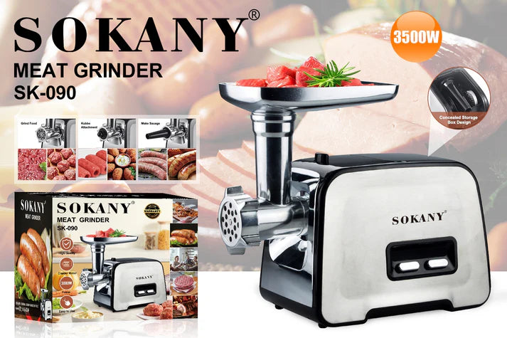 Sokany High Quality Meat Grinder 3500W