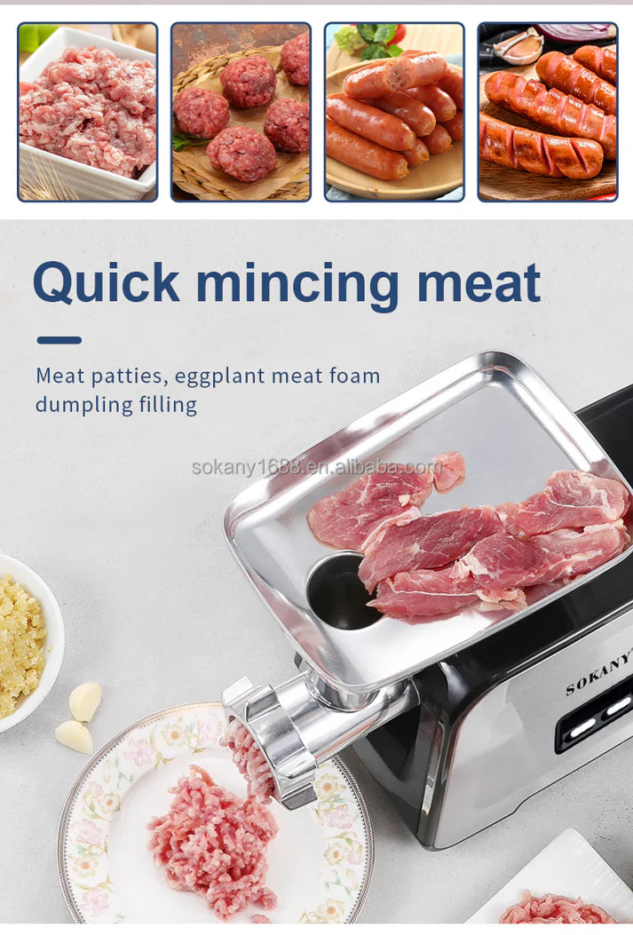 Sokany High Quality Meat Grinder 3500W