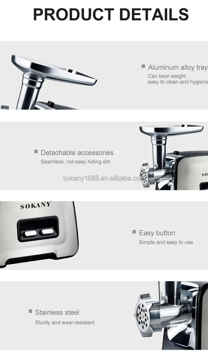 Sokany High Quality Meat Grinder 3500W