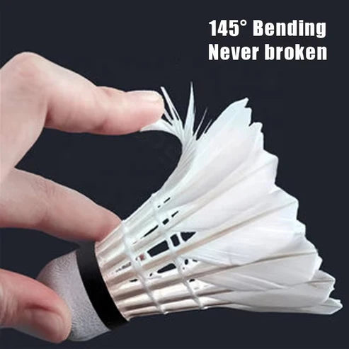 ALPSPORT White Goose Feather Shuttlecock -  808 12pcs/Tube