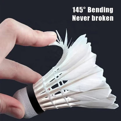 ALPSPORT White Goose Feather Shuttlecock -  808 12pcs/Tube