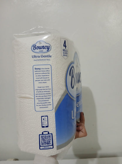 Bouncy Ultra Gentle Cloud Soft Bathroom Tissue 3 PLY - BTVP 24/4/200