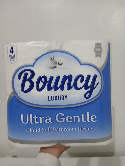 Bouncy Ultra Gentle Cloud Soft Bathroom Tissue 3 PLY - BTVP 24/4/200