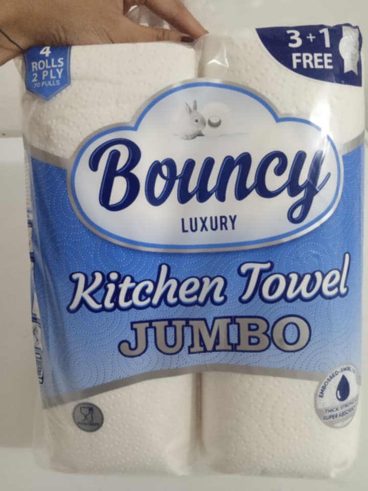 Bouncy Jumbo Kitchen Towel (3+1) - KTVP 6/4/70 2 ply