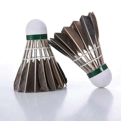 ALPSPORT BLACK Goose Feather Shuttlecocks - 12pcs/Tube